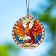 thumbnail image 5 of Customized Suncatcher Phoenix, Phoenix Ornament, Phoenix Hanging Decor, Phoenix for Trees bfrNmM (Phoenix 13), 5 of 5