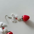 thumbnail image 4 of BQBQERT Stylish Strawberry Earrings Butterfly Fruit Dangle Earrings Ornament for Women Fashionable Earwear Jewelry, 4 of 12