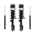 thumbnail image 1 of Transit Auto Front Rear Complete Suspension Shocks Strut and Coil Spring Mount Assemblies Kit for Car Ford Fiesta - Left Right Side (Driver Passenger) K78M-100250, 1 of 2