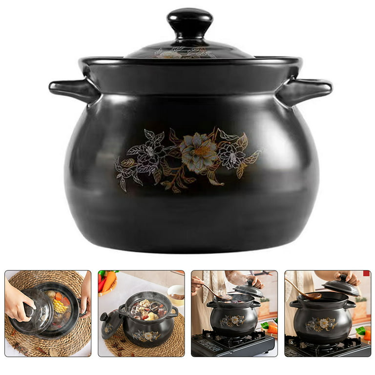 Casserole Stew Pot Ceramic Cookware Soup Cooking Pots Gas Stove High  Temperature Resistant Non-stick Pans For Kitchen - AliExpress