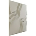 thumbnail image 2 of Ekena Millwork 19 5/8"W x 19 5/8"H Rogue EnduraWall Decorative 3D Wall Panel, UltraCover Satin Blossom White (Covers 2.67 Sq. Ft.), 2 of 6