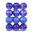 thumbnail image 1 of 24 bolas navideñas de colores brillantes, acabado mate, superficie lisa, irrompibles, amplia aplicación, mejoran la atmósfera, material PS, bolas de purpurina para árbol de Navidad, adorno para, 1 of 7