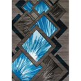 thumbnail image 1 of United Weavers 710 00663 28 1 Pi 11 Po x 7 Pi 2 Po Tapis de Course Flash Studio&44; Aqua, 1 of 10