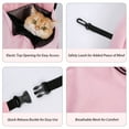 thumbnail image 2 of Pet Backpack Cat Carriers Small Dog Bag Go-Out Cat Puppies Carrier for Outdoor Travel Portable Soft Lightweight Shoulder Bag Pink, 2 of 5