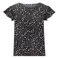 thumbnail image 4 of T Shirts for Women Ndbuld T Shirts Short Sleeve Crewneck Tees for Women Trendy Lightweight Soft Casual Summer Tops Clothes 2025 on Clearance Black S, 4 of 6