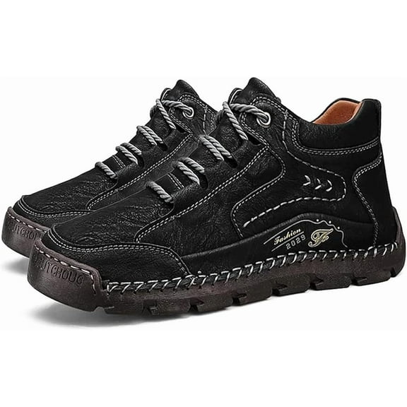 Sawbehind Boots, British Craftsmanship Men's Waterproof Ultra-Durable Cushioned Leather Boots