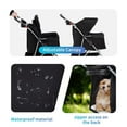thumbnail image 6 of Furniture of America Pipii Collapsible Pet Stroller in Black Fabric, 6 of 8