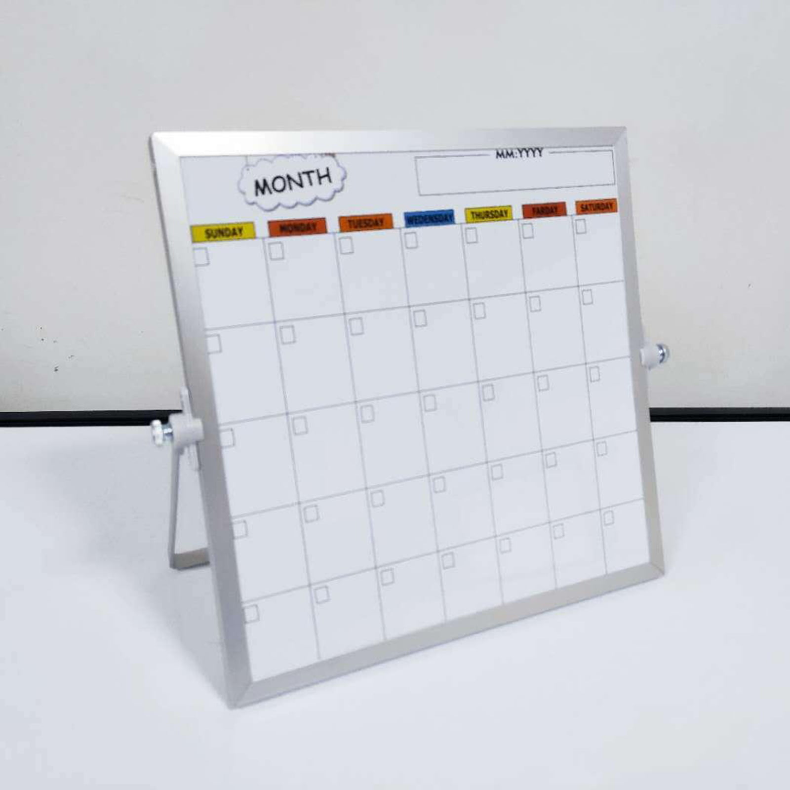 Double-sided Magnetic Dry Erase Whiteboard White Board with Pen Magnets 25x35cm 