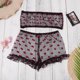 thumbnail image 5 of Gibobby Conjunto ropa interior mujer Conjunto de ropa interior de encaje para mujer, conjunto de ropa interior y ropa interior de encaje con correa(Negro, M), 5 of 5