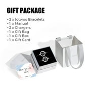 TOTWOO Long Distance Bracelets for Couples, Vibration & Light Up Bracelet, Montain & Sea Long Distance Relationship Gifts for Girlfriend Boyfriend