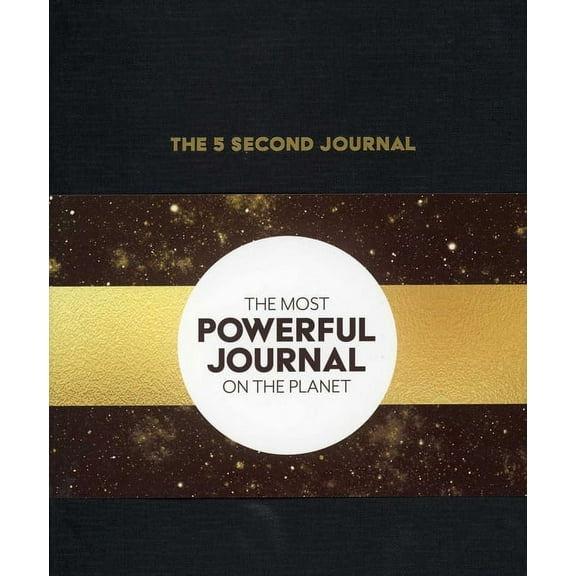 Mel Robbins 8" x 10" The 5 Second Journal, Black