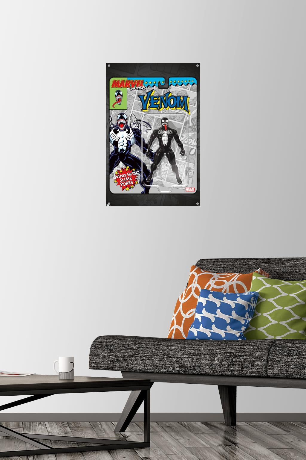 Marvel Toy Vault - Venom Wall Poster with Push Pins, 14.725" x 22.375"