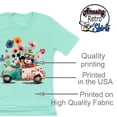thumbnail image 3 of Mickey Flower and Garden Shirt, Unisex Casual Short Sleeve ( XX-Large, Mint), 3 of 6