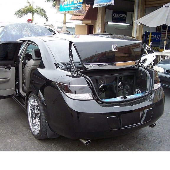 For 2007 2008 2009 Saturn Aura Tinted Smoked Taillamps Taillights Protection Overlays