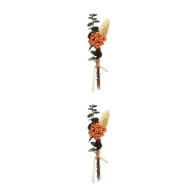 Toystoory Abrazar la naturaleza Ramo de flores secas naturales ecológico Elegante flor en relieve seca Type3 NO3