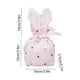 thumbnail image 3 of Bolsa De Tela Con Cordón Bolsa con cordón con orejas de conejo rosa, 1 pieza, regalo de conejito de Pascua para recuerdos de fiesta infantiles JASKFLY, 3 of 7