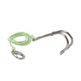 thumbnail image 1 of Double Dual Drift Hook, Anti Rust Stainless Steel Diving Drift Hook  For Cave Dive Luminous Light Green, 1 of 8