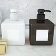 thumbnail image 2 of 250/450ml Plastic Liquid Soap Lotion Dispenser Refillable Press Pump Bottle, 2 of 7