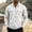White, variant on LYSMORA Men's Lapel Collar Full Zip Waffle Knit Shirt Jacket Long Sleeve Utility Outerwear with Chest Flap Pockets