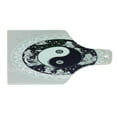 thumbnail image 2 of Mystic Cutting Board, Yin-Yang with Round Pattern Represents the Universe Boho Design, Decorative Tempered Glass Cutting and Serving Board, Wine Bottle Shape, Black White Beige, by Ambesonne, 2 of 5