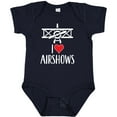 thumbnail image 3 of Inktastic I Love Airshows Boys or Girls Baby Bodysuit, 3 of 5