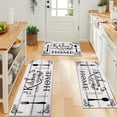 thumbnail image 4 of Boho Kitchen Rug Sets 3 Pieces, Washable Kitchen Mats for Floor, Non Slip Soft Kitchen Area Rug Floor Mat for Kitchen, Laundry Room and Hallway (Log, 20''''x32''''+20''''x47''''+20''''x59''''), 4 of 6