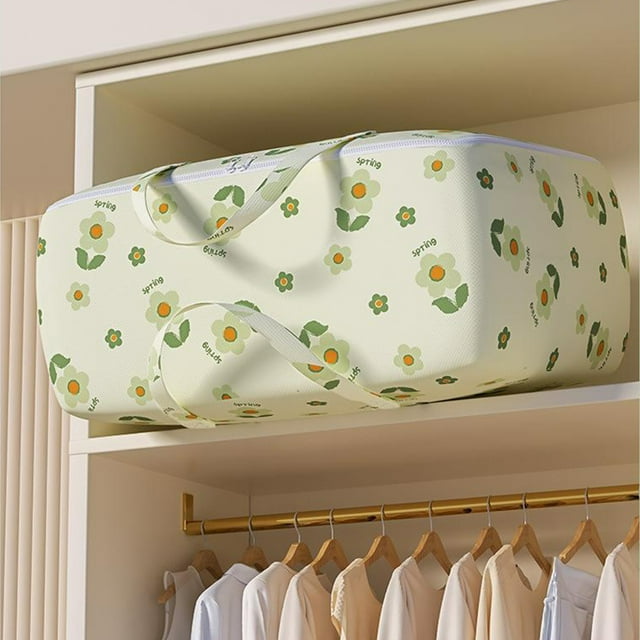 Heavy Duty Storage With Reinforced Handles Extra Large Storage Bags For Clothes Tote Bag Thickened Double Zipper For Space Saving Travel
