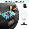 thumbnail image 6 of Renewold Glass Top Stove Cover for Electric Stove, Foldable Cooktop Protector Multipurpose Mat Washer Dryer Top Protector Kitchen Decor Accessories, Blue Marble, 6 of 7