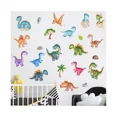thumbnail image 1 of Zshan 2pcs Removable Cartoon Dinosaur World Wall Stickers Children Room Background Decals, 1 of 5