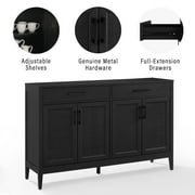Crosley Furniture Milo Modern Sideboard Buffet Cabinet with Storage Cabinets and Drawers, Kitchen, Dining