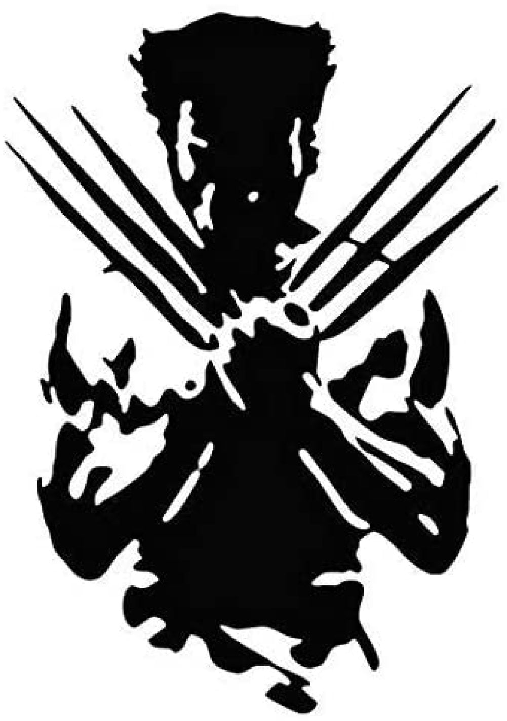 Wolverine Voiture Décalque/Autocollant pour fenêtres pare-chocs Panneaux ou ordinateurs portables 