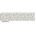 thumbnail image 2 of Ambesonne Leaves Fabric by the Yard Upholstery, Ornamental Minimal Woods, 3 Yards, Ivory and Grey, 2 of 4