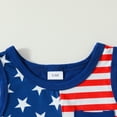 thumbnail image 6 of HAOTAGS 4th of July Tank Top with Shorts Set for Baby Boys and Girls, Holiday Summer Outfit Set Blue Size 6 Months, 6 of 9