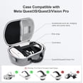 thumbnail image 3 of Hard Carrying Case for Meta Quest 3s/3/Oculus Quest 2, Portable Travel Storage Bag Fits for Vision Pro/Pico 4/Pro Strap and Accessories, 3 of 7