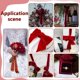 thumbnail image 5 of Cinta de terciopelo de 7,6 cm (3 pulgadas), 2,7 m (3 yardas), cinta rústica con flecos, ideal para regalos de boda, ramos de novia, envoltorios de regalos y decoración de fiestas. Color rojo oscuro., 5 of 9
