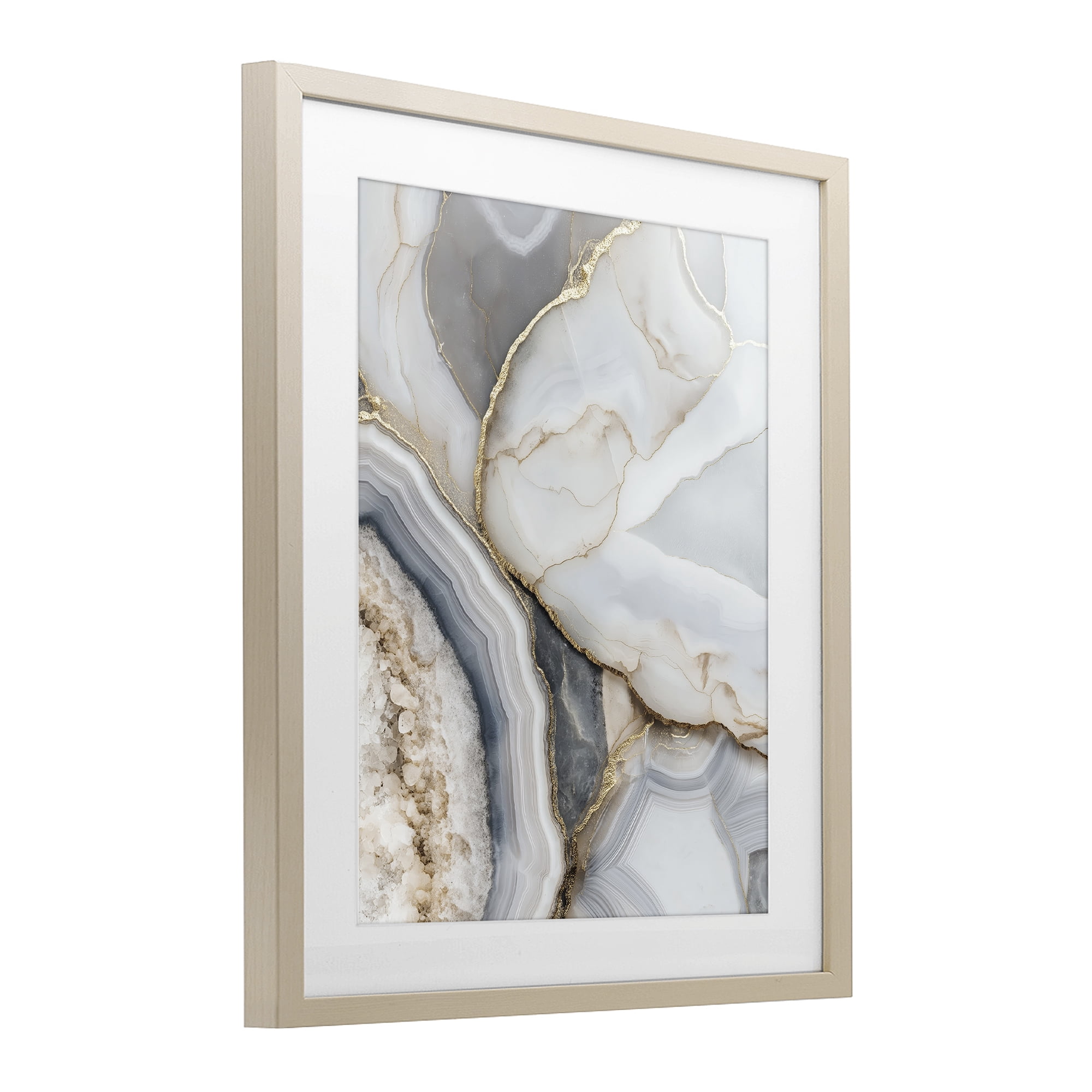 Stupell Industries Mineral Elegance Granite Birch Framed Print Under Glass, design by Svetlana Aleynikova