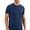 Dark Blue-shirt for men, variant on YanHoo Big and Tall Shirts for Men Quick Dry Moisture Wicking Workout T-Shirts Short Sleeve Crewneck Tshirt Oversized Solid Color Running Tee