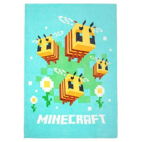 Minecraft Beautiful Day Fleece Throw
