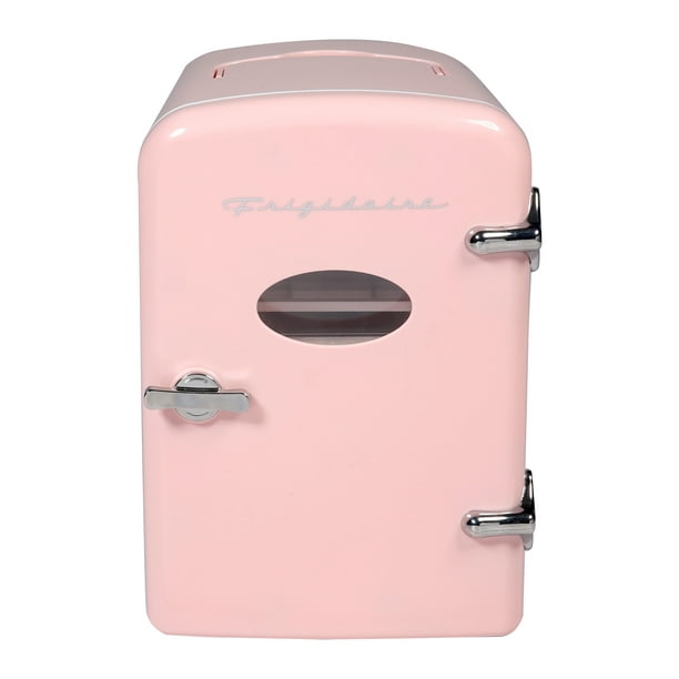 Frigidaire Portable Retro Extra Large 9-Can Mini Fridge, EFMIS175, Pink