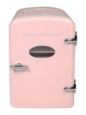 Frigidaire Portable Retro Extra Large 9-Can Mini Fridge EFMIS175, Pink