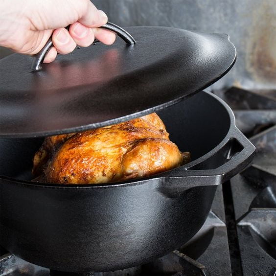 Why We Use A Cast Iron Trivet and Meat Rack In Our Cast Iron 