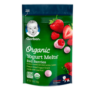 Gerber Organic Yogurt Melts Red Berries 1 oz