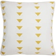 thumbnail image 2 of REDEARTH Printed Throw Pillow Cushion Covers-Woven Decorative Farmhouse Cases Set for Couch, Sofa, Bed, Chair, Dining, Patio, Outdoor, car; 100% Cotton (18"x18"; Mustard) Pack of 4, 2 of 6