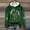 Green, variant on Royisotas Animal Print Hoodies and Sweatpants For Women Fall and Winter Hooded Sweatshirts Long Sleeve Casual Loose Fit Pullover Super Soft