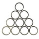thumbnail image 2 of 10PCS DIVIDIDOS PLANOS LLAVERO de PLATA 32mm / 1,26 "ACCESORIO de BRICOLAJE ARTESANAL Macarena Llaveros de Split, 2 of 4