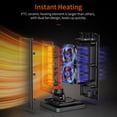thumbnail image 2 of Calentador espacial BREEZOME de 1500 W de calentamiento rápido con termostato de 24 horas, 2 of 7
