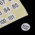 thumbnail image 4 of Etiquetas Adhesivas Numeradas BLESIY 1-102 Negras Autoadhesivas, 4 of 8