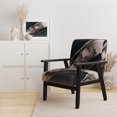 thumbnail image 2 of Designart "Hyperrealistic Purple Peony Blooms III" Purple Floral Peony Upholstered Accent Chair - Modern Arm Chair For Living Room, 2 of 5