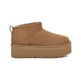 thumbnail image 2 of UGG Women's Classic Ultra Mini Platform Boots Chestnut - 1135092-CHE, 2 of 6