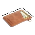 thumbnail image 3 of Cartera Vertical de Cuero RFID Thread Wallets, 3 of 3